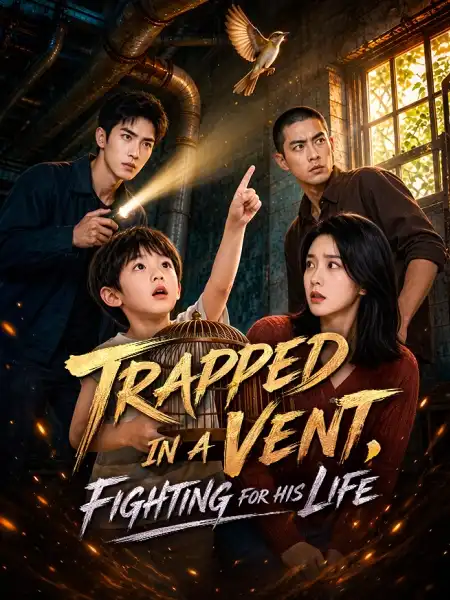 Trapped in a Vent, Fighting for His Life